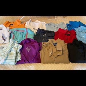 Lot of 13 men’s golf shirts